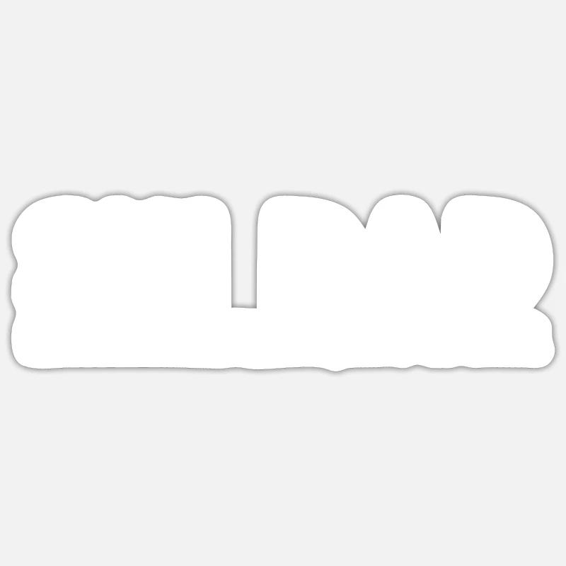 Funny Ski Dad - Sticker size S (10 x 10 cm) - white matte