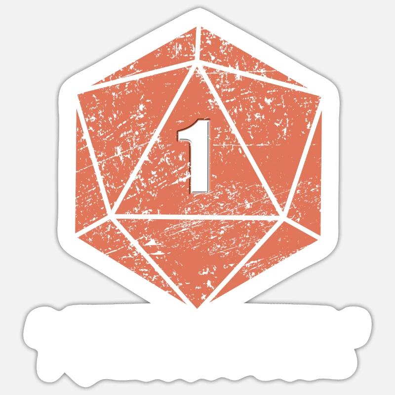 Je suppose que je vais utiliser le cube de rôle en disant - Sticker taille S (10 x 10 cm) - blanc mat