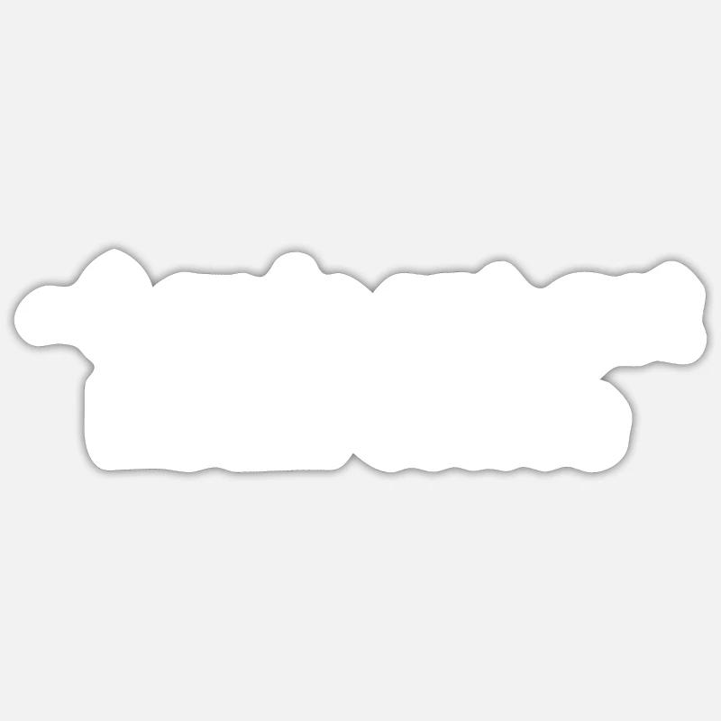 Sysadmin Linux sudo apt-get installer coffee - Sticker taille S (10 x 10 cm) - blanc mat