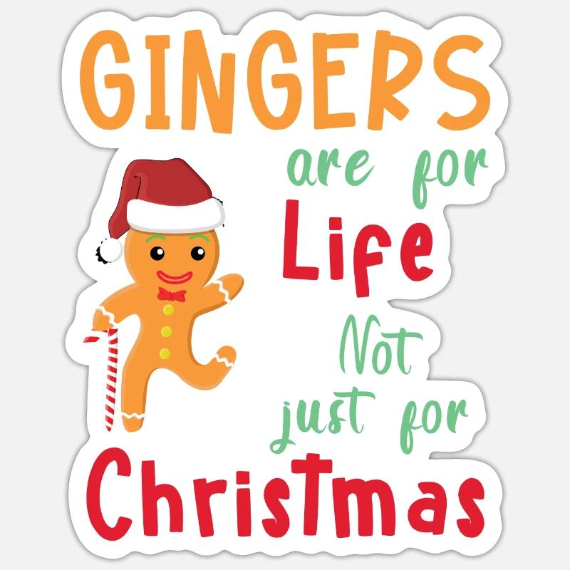 Gingers For Life - Sticker Größe S (10 x 10 cm) - Mattweiß