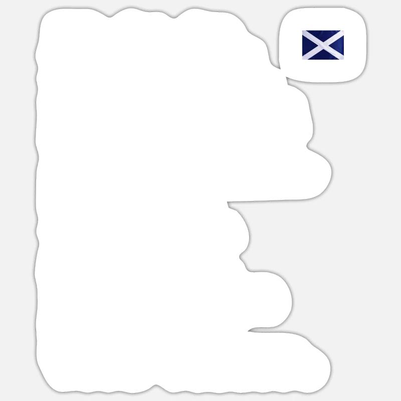 Déclaration d’Arbroath - Indépendance de l’Écosse - Sticker taille S (10 x 10 cm) - blanc mat