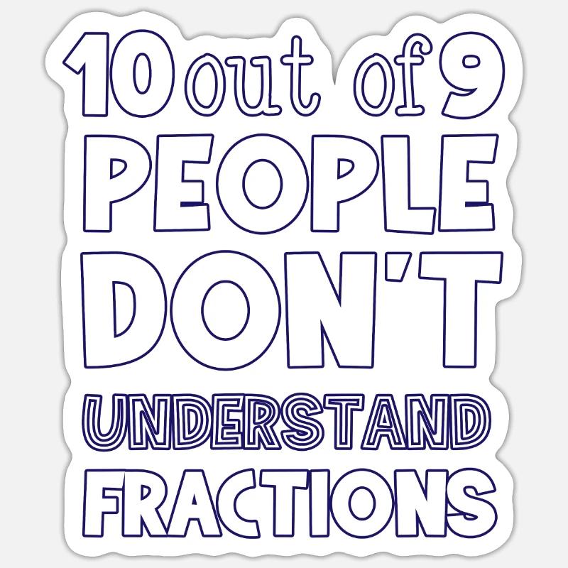 Math Sticker size S (10 x 10 cm)