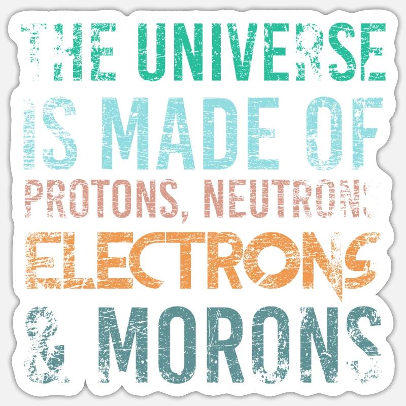 Physics student physicist physics science science Sticker size S (10 x 10 cm)