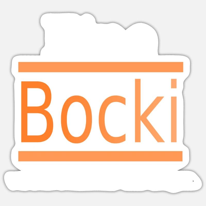 Bocki Bockwurst Sticker Größe S (10 x 10 cm)