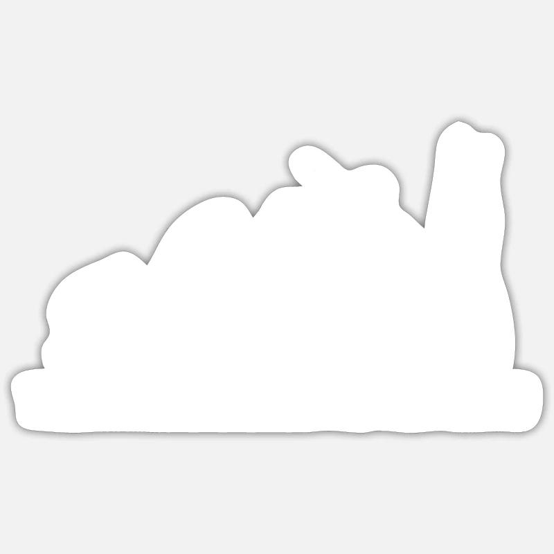 Human Evolution Handstand Akrobatik Sticker Größe S (10 x 10 cm)