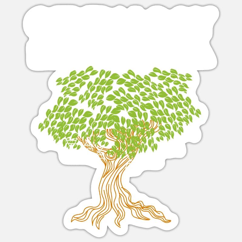 DNA Tree Pedigree Descent Evolution Family Sticker size S (10 x 10 cm)