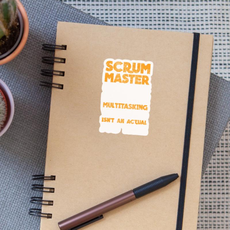 Scrock Master Developer Docker Container Git Touch Sticker taille S (10 x 10 cm)