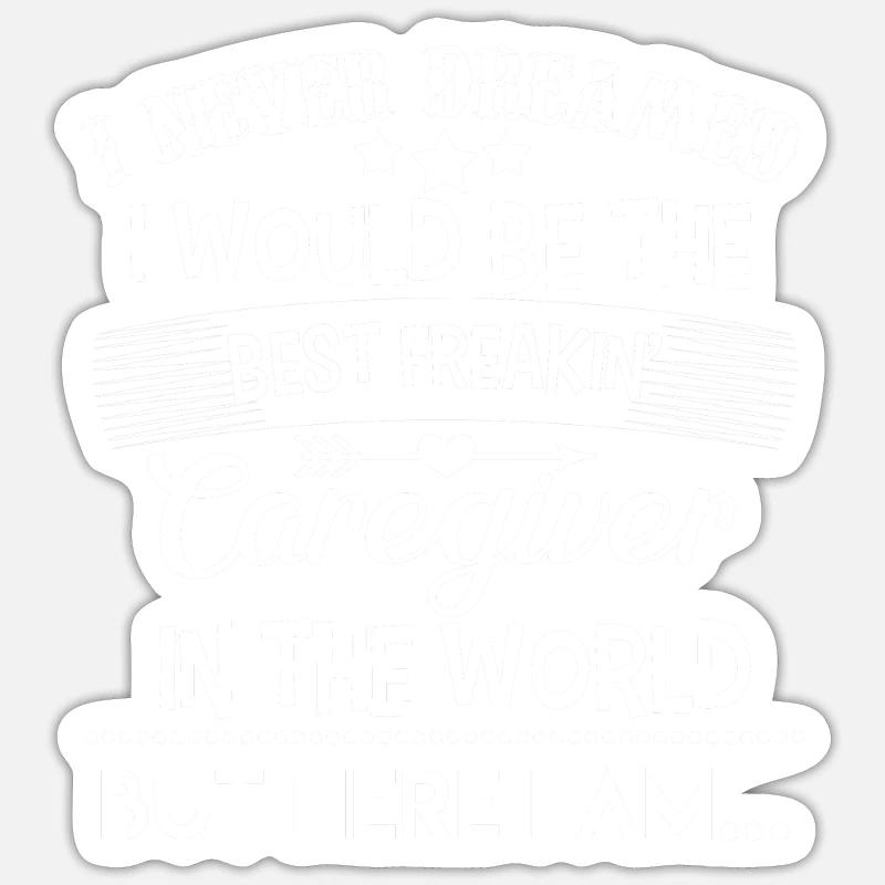 Soignant soignant Sticker taille S (10 x 10 cm)