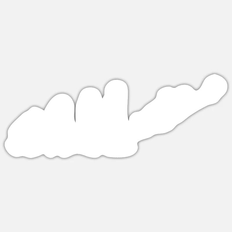 Evolution Gardien - Sticker taille S (10 x 10 cm) - blanc mat