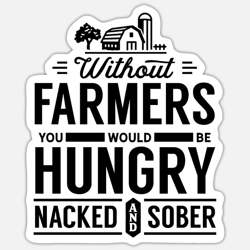 Demo Traktor Bauern Bauernprotest Bauer Protest Sticker Größe S (10 x 10 cm)