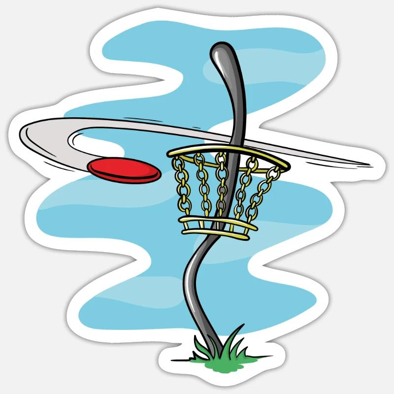DiscGolf Sticker Größe S (10 x 10 cm)