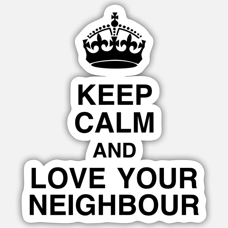 prossimo / quartiere / casa / città Adesivo