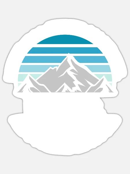 Lieber 1000 Sterne Wohnmobil Shirt Camping - Sticker Größe S (10 x 10 cm) - Mattweiß