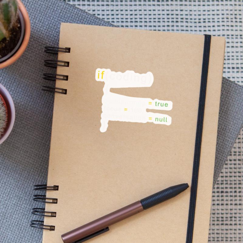 Codage du codeur Sticker taille S (10 x 10 cm)