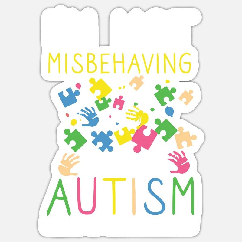 Autism handicap understanding tolerance Sticker size S (10 x 10 cm)