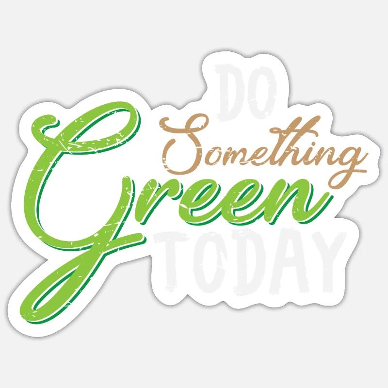Climate and environment - Sticker size S (10 x 10 cm) - white matte