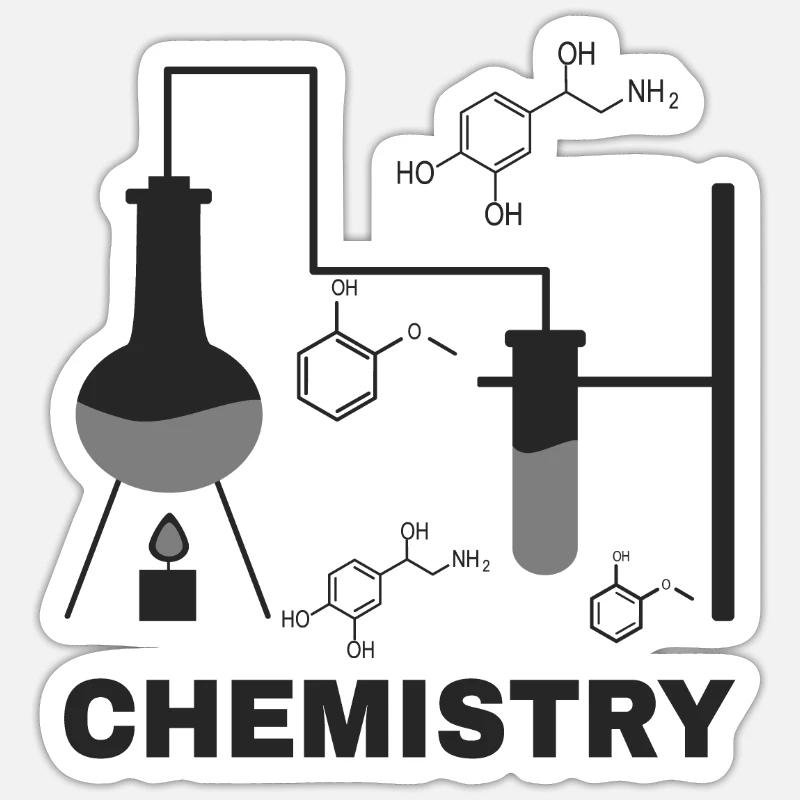 Chemist Sticker size S (10 x 10 cm)