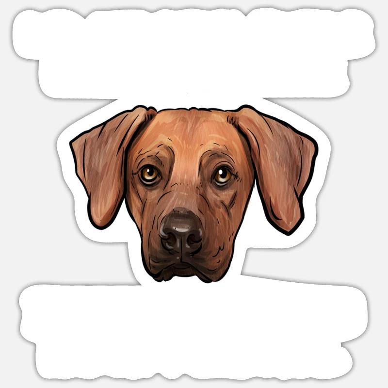 Rhodesian Ridgeback Sticker Größe S (10 x 10 cm)