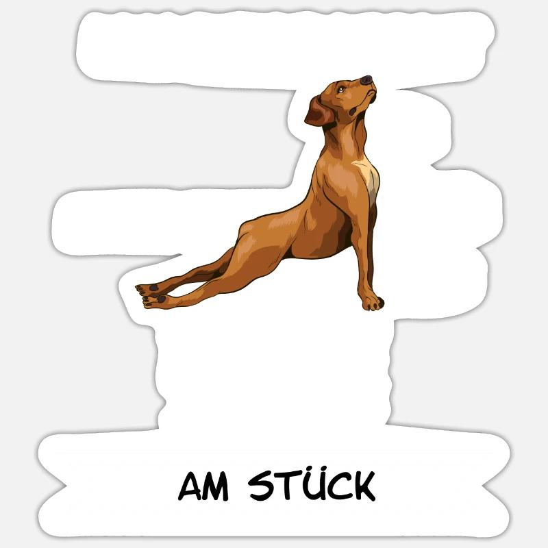 Rhodesian Ridgeback Sticker Größe S (10 x 10 cm)