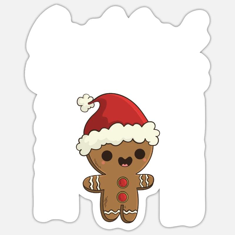 CHRISTMAS COOKIE TESTER GIFT IDEA - Sticker size S (10 x 10 cm) - white matte