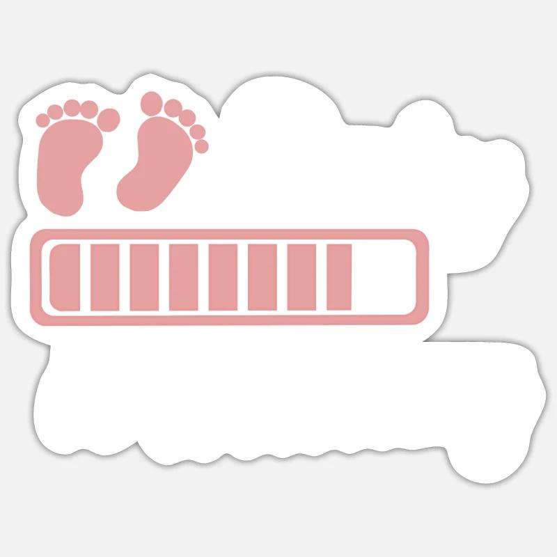 enceinte - Sticker taille S (10 x 10 cm) - blanc mat