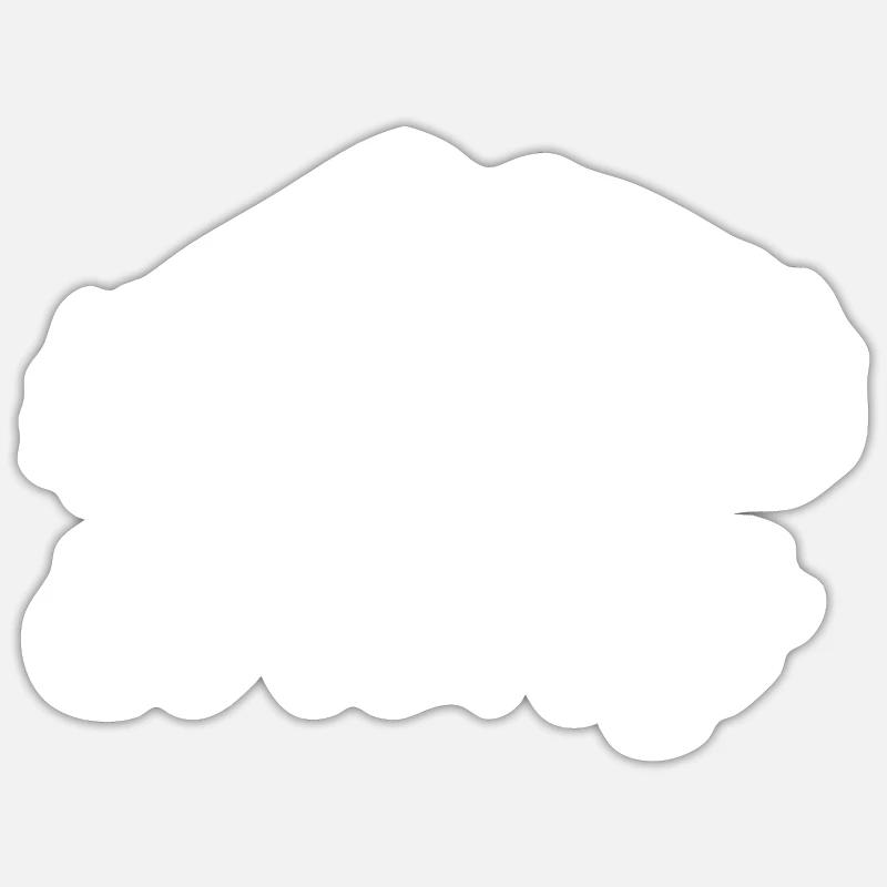 éclaireur - Sticker taille S (10 x 10 cm) - blanc mat