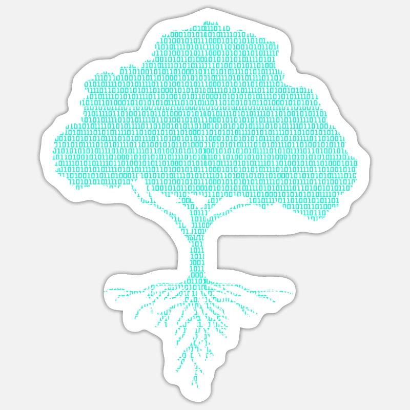Informatik Computer Programmierer Informatiker - Sticker Größe S (10 x 10 cm) - Mattweiß