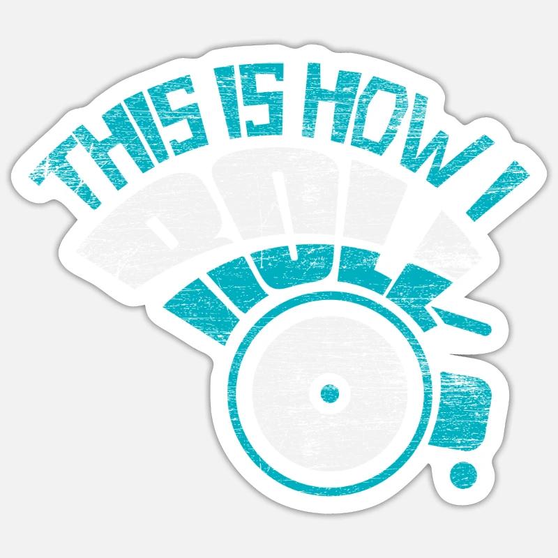 Rollstuhl Behinderung Rolli - Sticker Größe S (10 x 10 cm) - Mattweiß