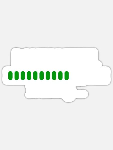 Doktortitel loading Doktorand Promotion T-Shirt - Sticker Größe S (10 x 10 cm) - Mattweiß