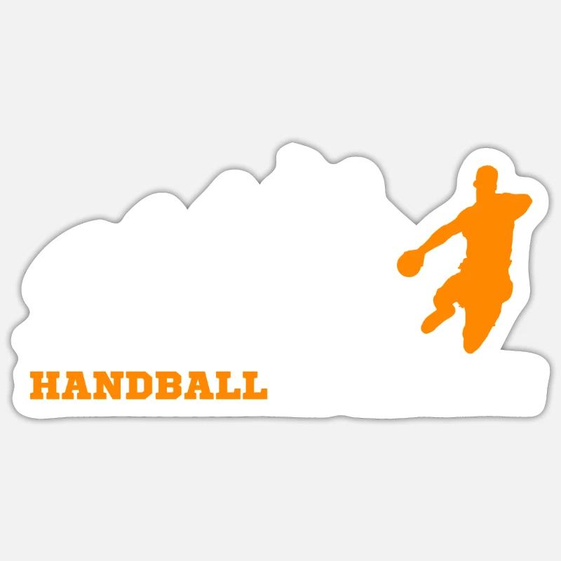 Handball Evolution Sticker Größe S (10 x 10 cm)