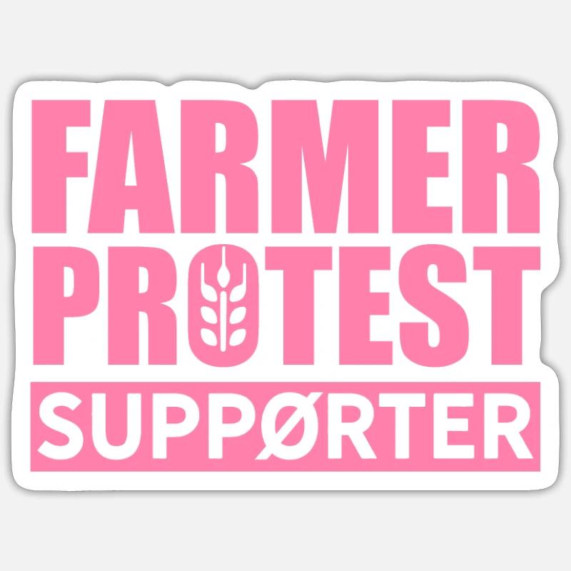 Farmer protest farmer protest protest Sticker size S (10 x 10 cm)