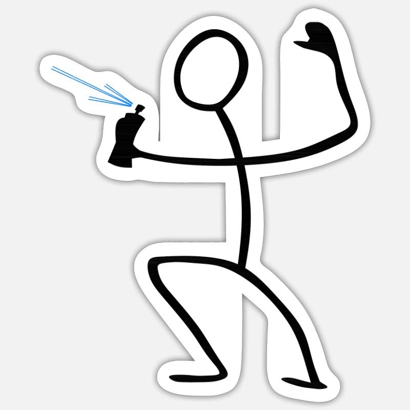 sprayer Sticker size S (10 x 10 cm)