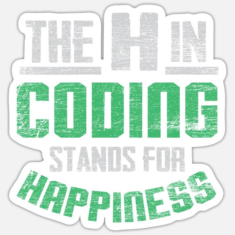 Programmieren Sticker Größe S (10 x 10 cm)