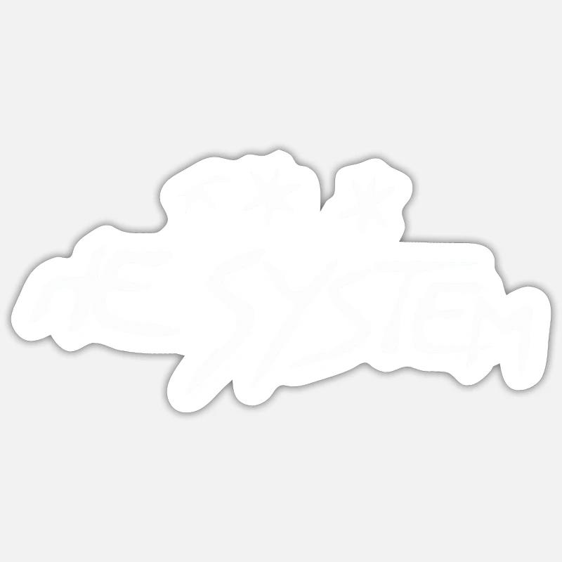 Baiser le système Sticker taille S (10 x 10 cm)