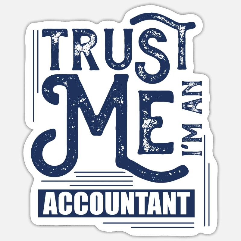 comptable Sticker taille S (10 x 10 cm)