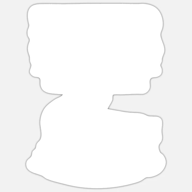 Never underestimate an old billiard man Sticker size S (10 x 10 cm)