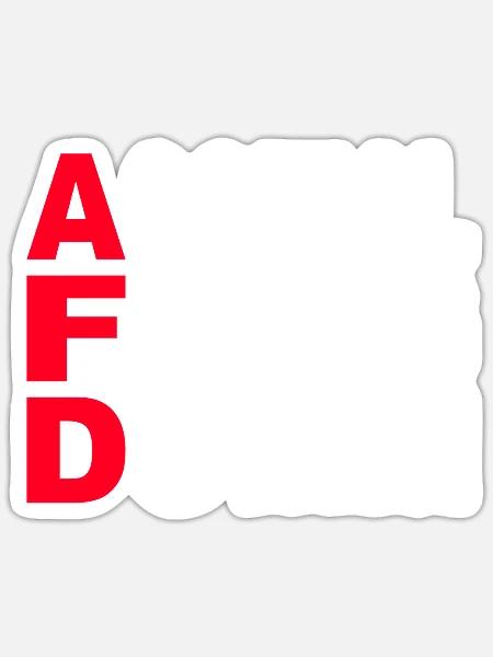 asozial feindselig dumm - Sticker Größe S (10 x 10 cm) - Mattweiß