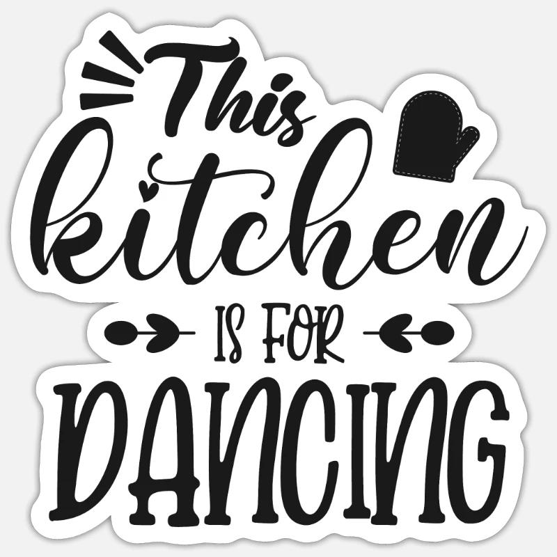 kitchen Sticker size S (10 x 10 cm)