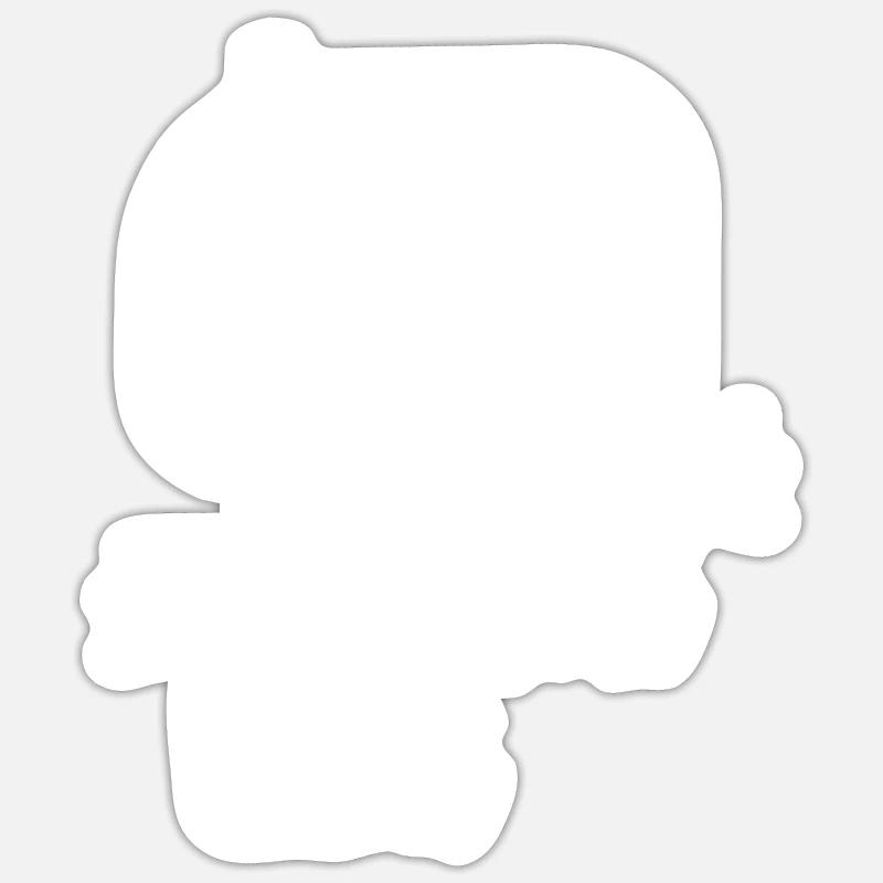 Küche - Sticker Größe S (10 x 10 cm) - Mattweiß