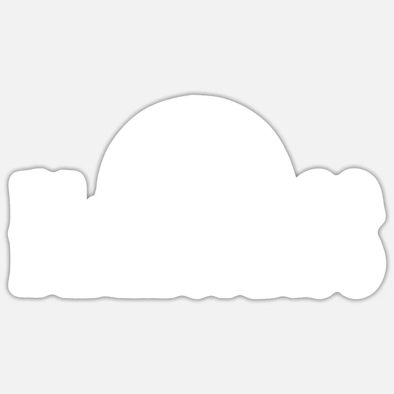 Bluegrass - Sticker size S (10 x 10 cm) - white matte