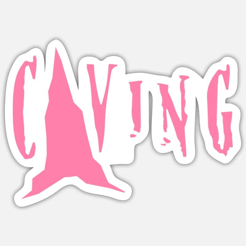 cavers Sticker size S (10 x 10 cm)