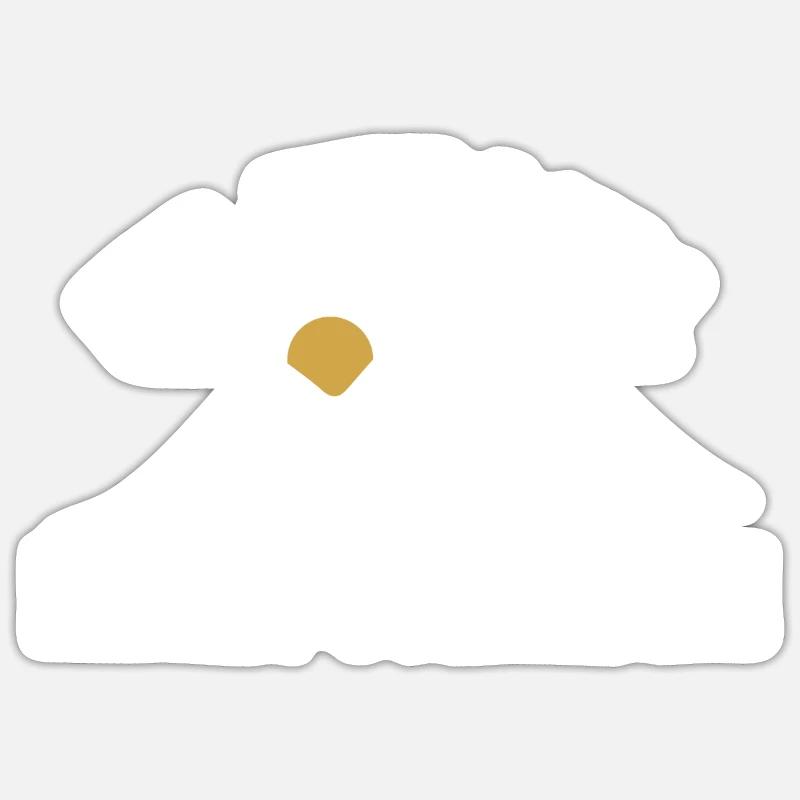 Its Just A Hill Get Over It Sticker size S (10 x 10 cm)