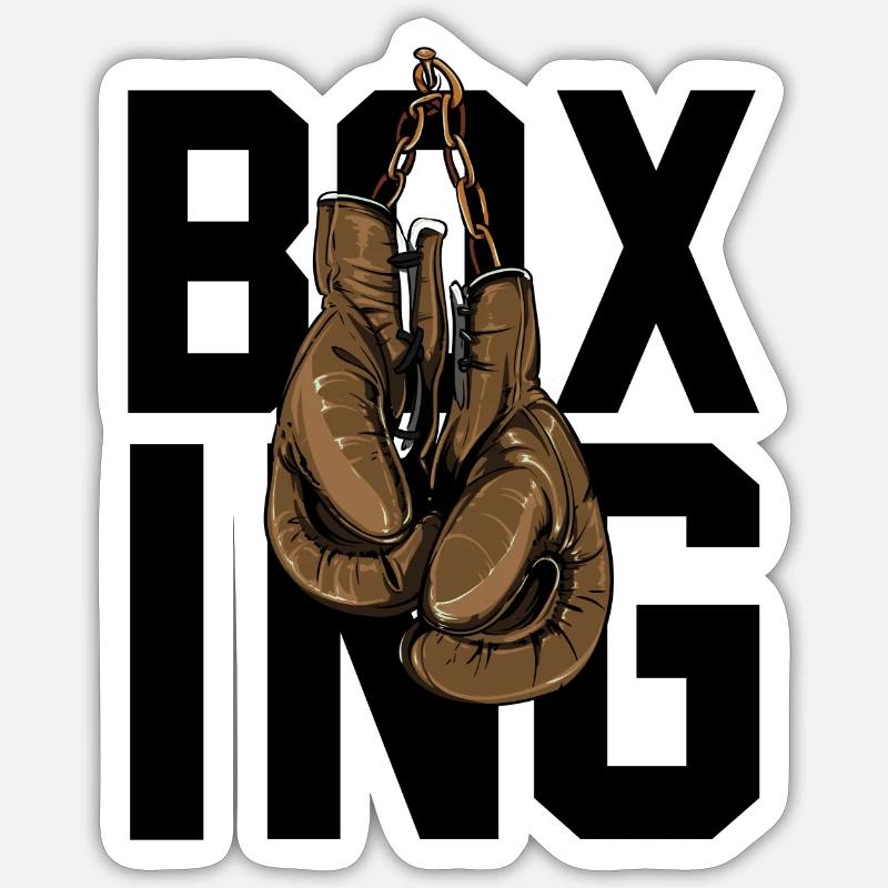 Gants de boxe Boxe Sticker taille S (10 x 10 cm)