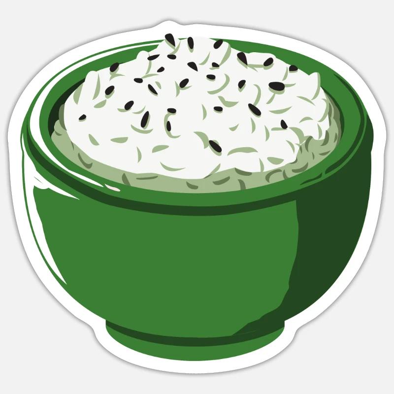 Riz - Riz coréen Sticker taille S (10 x 10 cm)