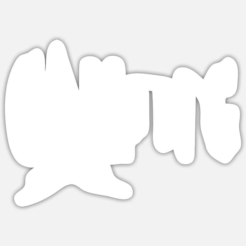 Cave explorers speleologist team - Sticker size S (10 x 10 cm) - white matte
