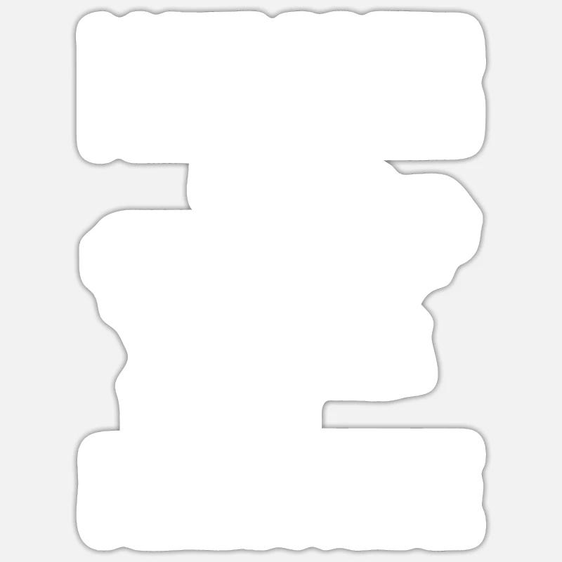 goat - Sticker size S (10 x 10 cm) - white matte