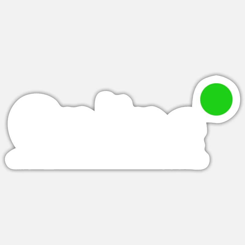 l'Internet - Sticker taille S (10 x 10 cm) - blanc mat