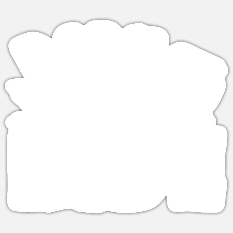 Tractor farmer - Sticker size S (10 x 10 cm) - white matte