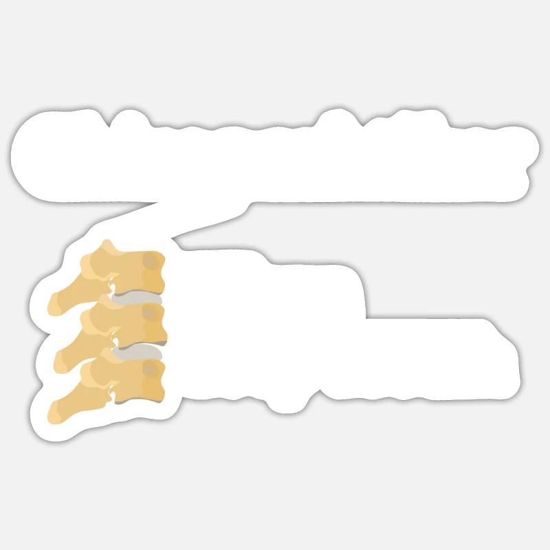 Chiropractor osteopath Sticker size S (10 x 10 cm)