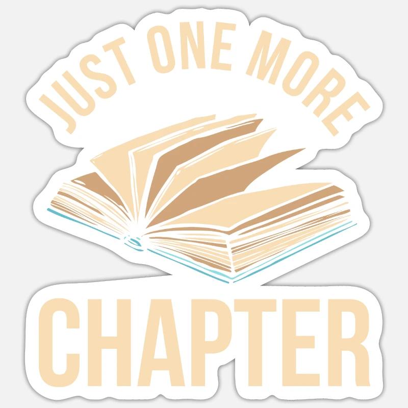 Chapitre - Sticker taille S (10 x 10 cm) - blanc mat